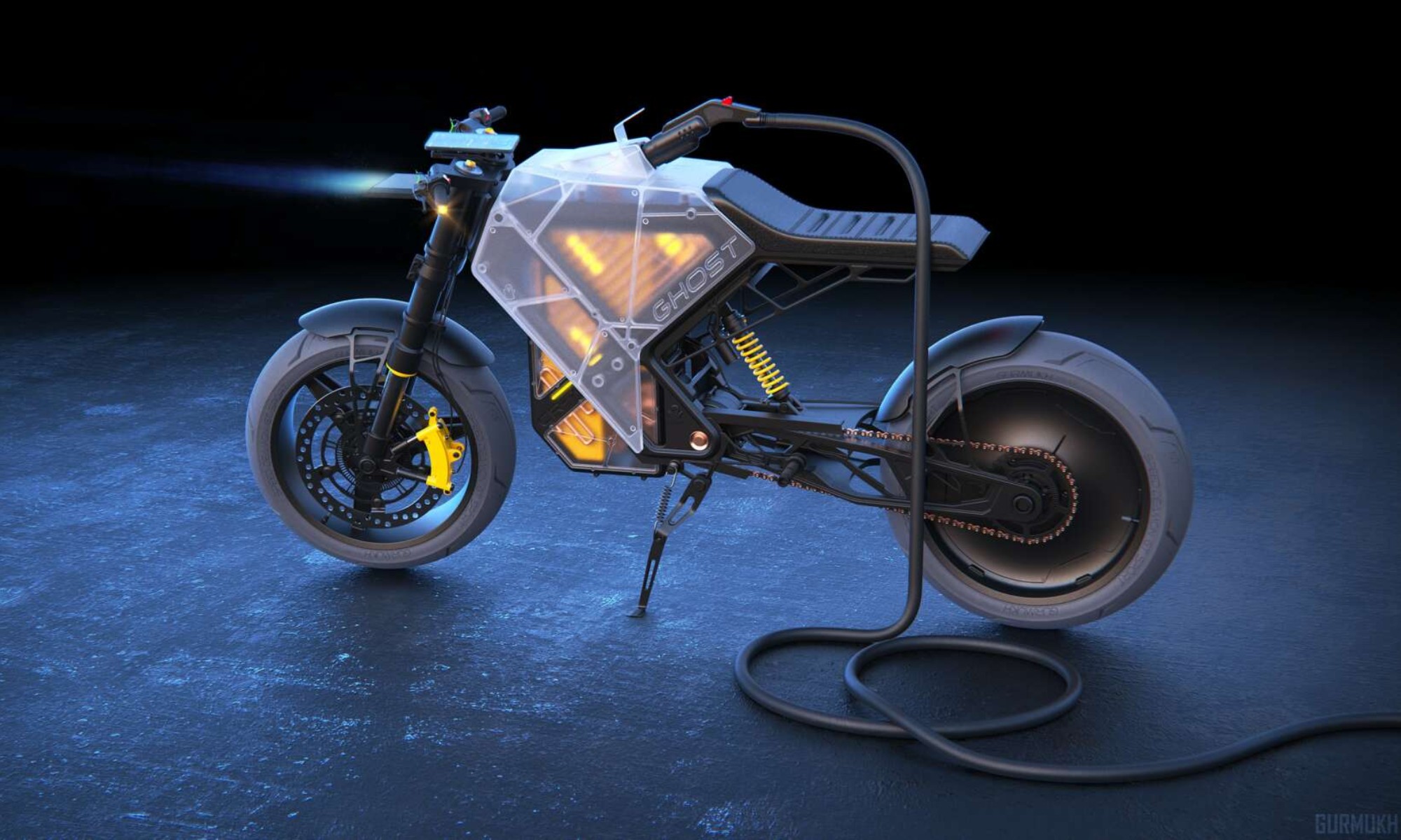 Este prototipo de moto eléctrica destaca por su diseño y tecnología centrada en la sostenibilidad.