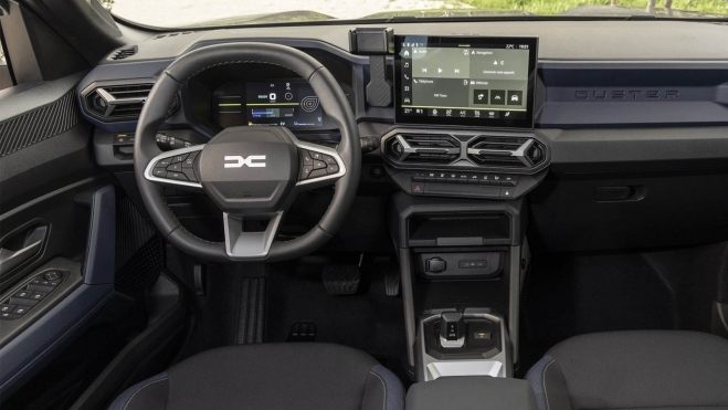 El puesto de conducción del Dacia Bigster será muy similar al del nuevo Duster.