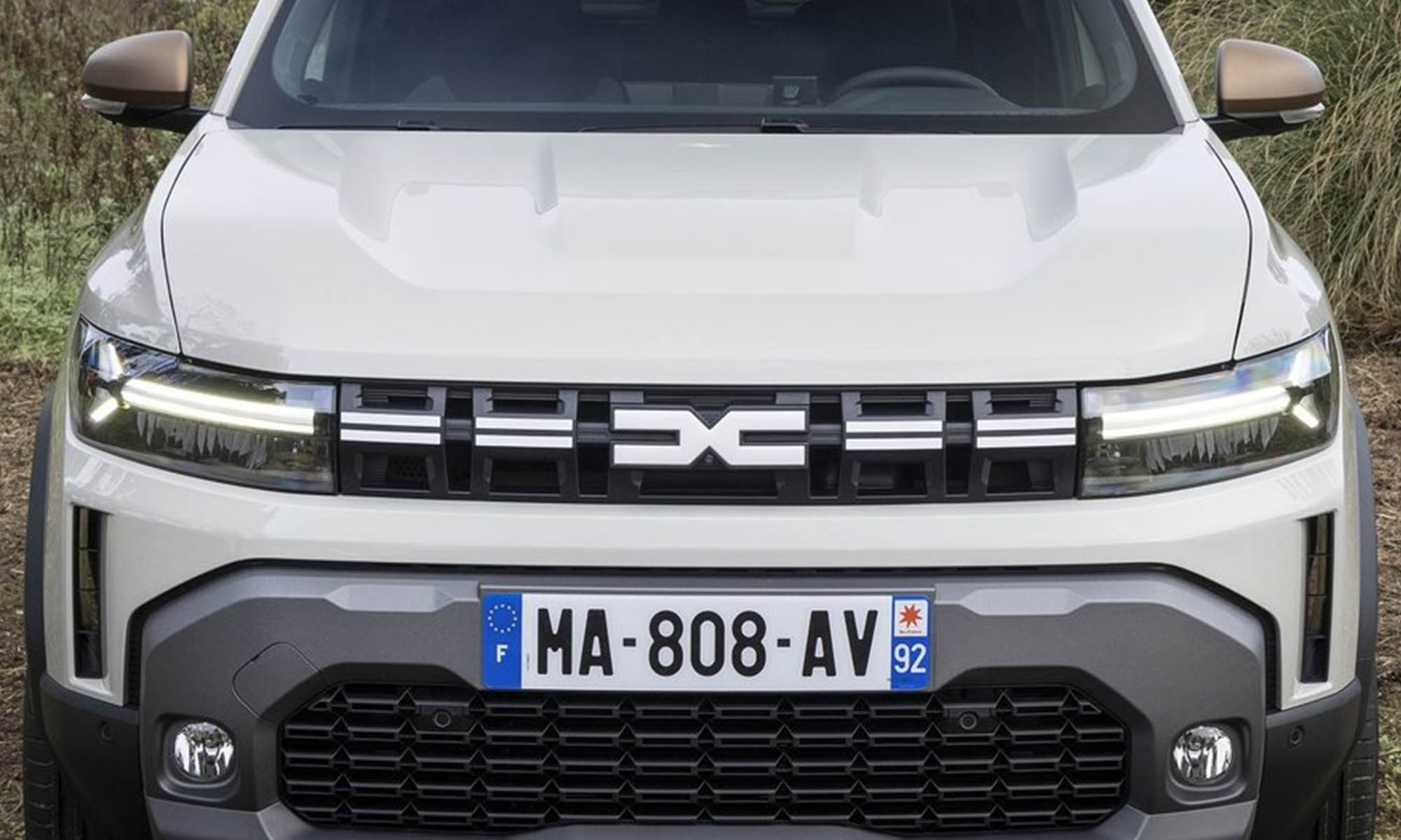 El frontal del Dacia Bigster será idéntico al del Duster de tercera generación.