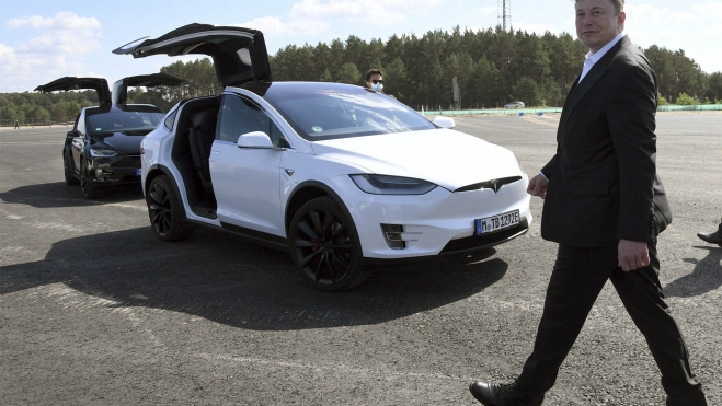 El Tesla Model X es el coche de familia de Musk.