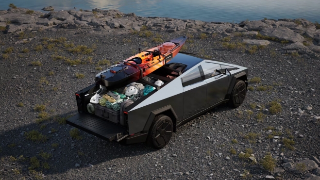 Tesla Cybertruck Caja