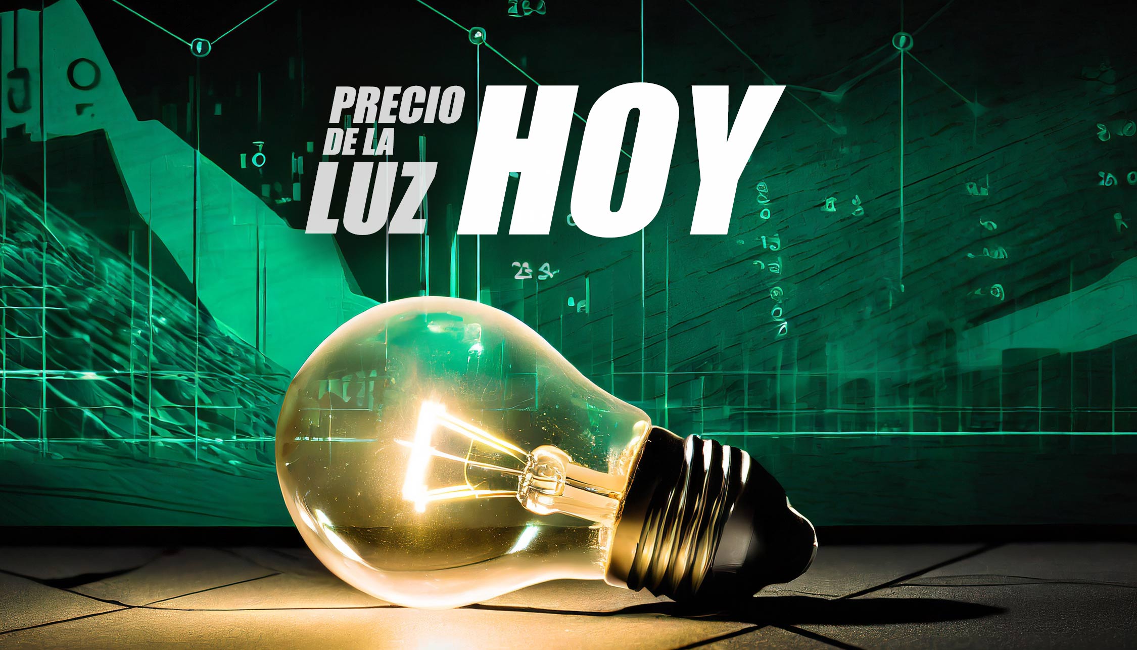 Precio de la luz hoy lunes 11 de diciembre de 2023.