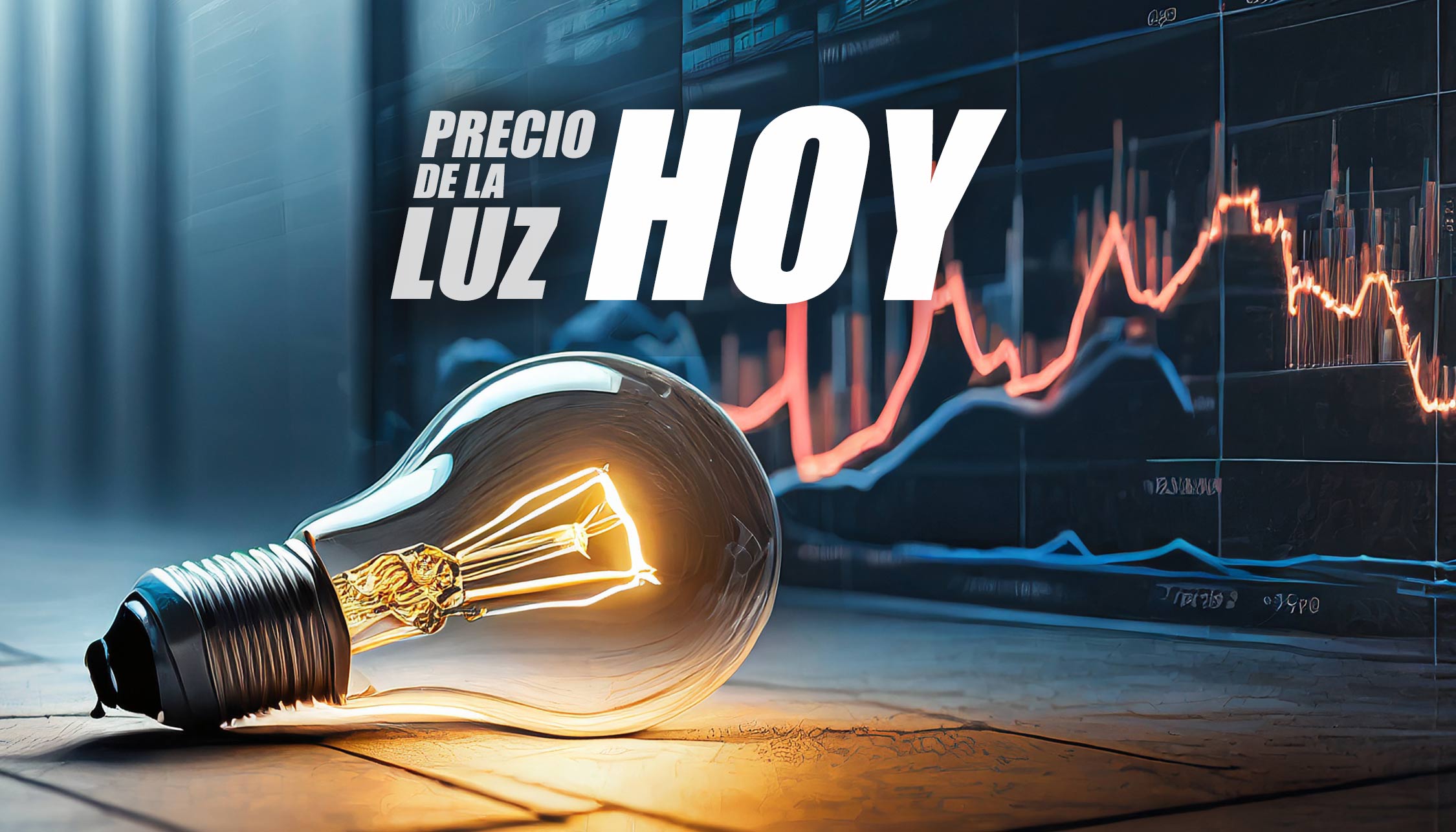 Precio de la luz hoy martes 12 de diciembre de 2023.