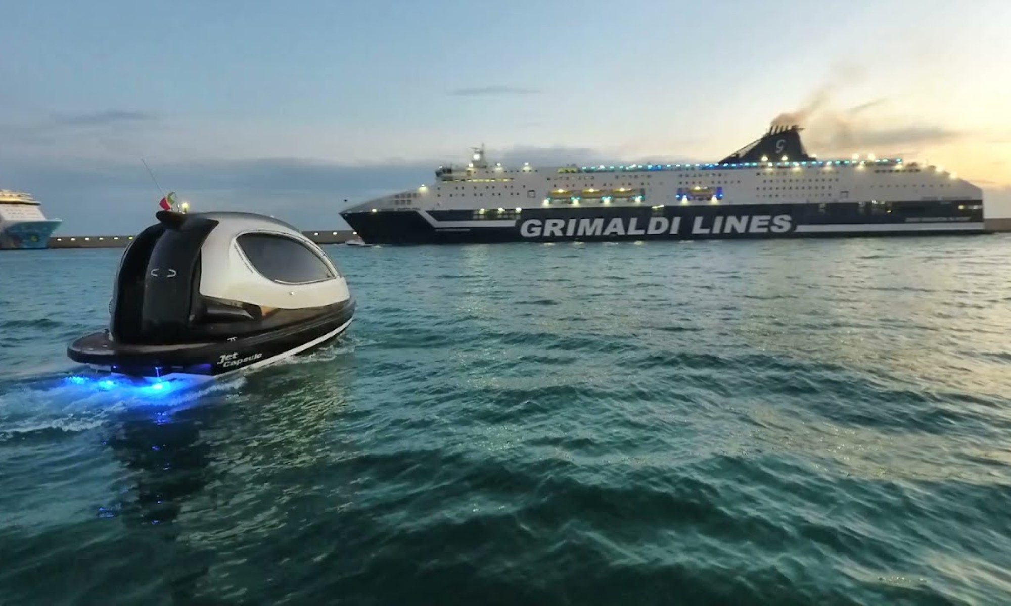 El Jet Capsule Zero es un barco eléctrico que, por el momento, no se encuentra a la venta.