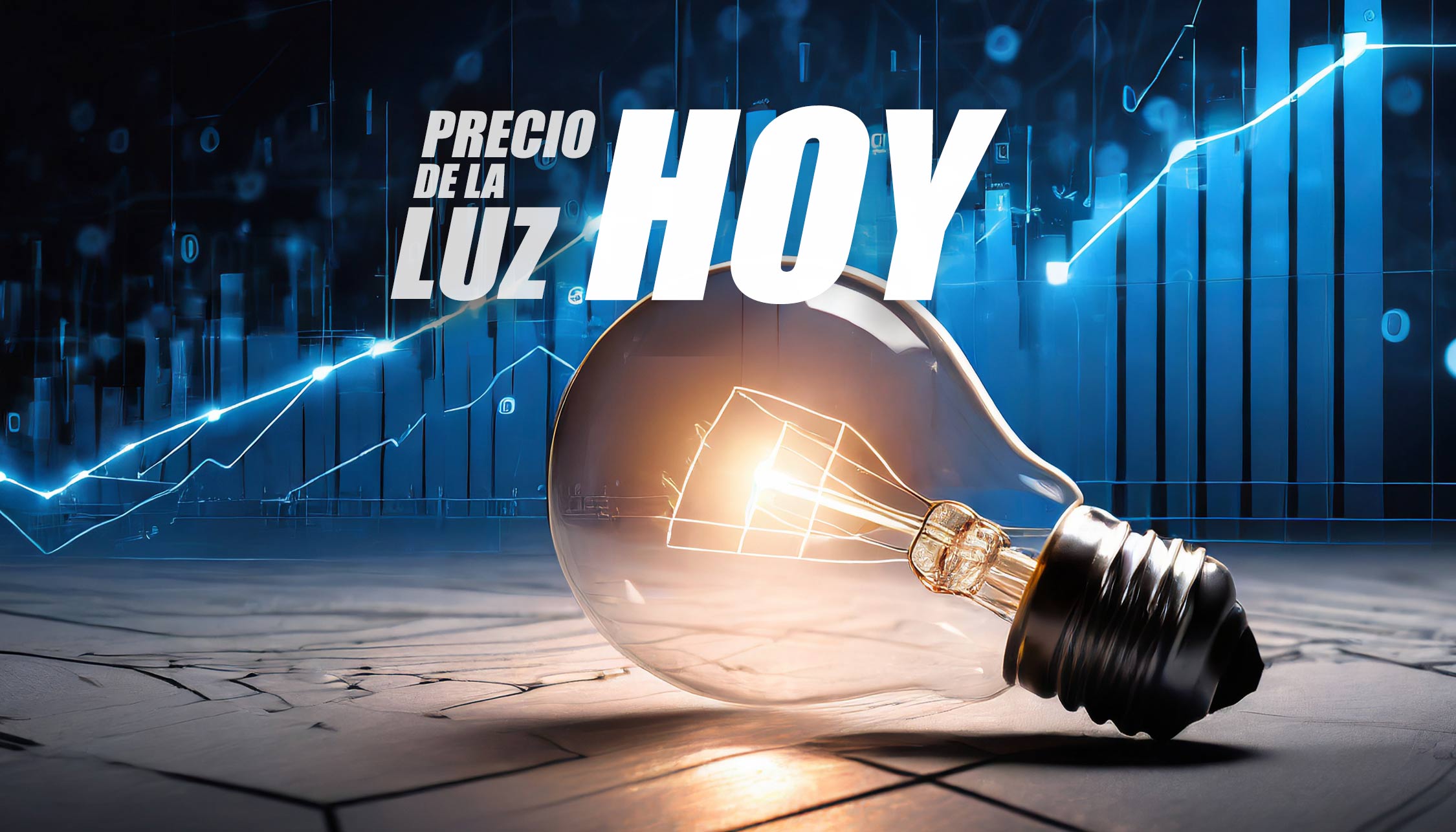 Precio de la luz hoy domingo 10 de diciembre de 2023.