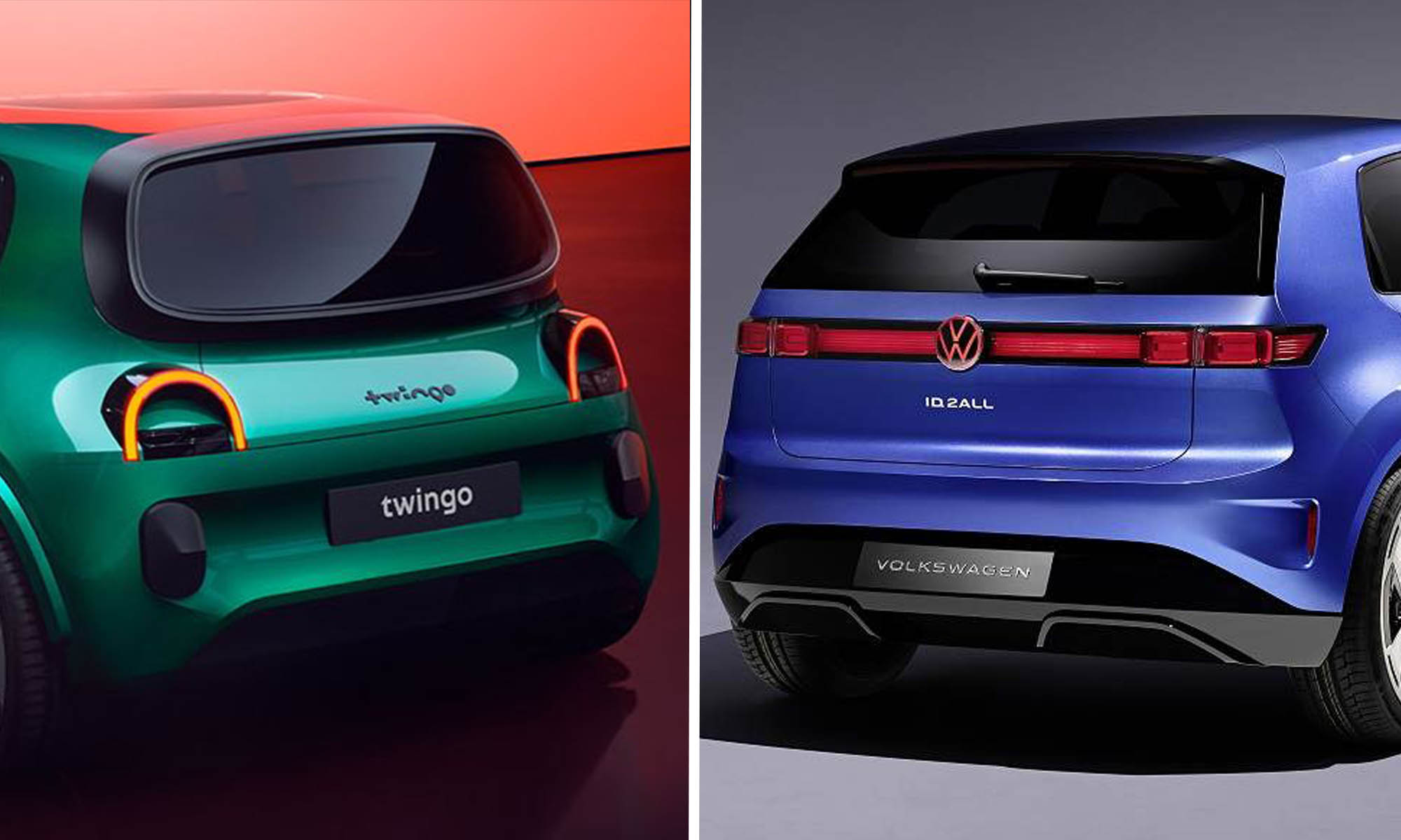 El ID.1 y el Twingo son los dos proyectos para el segmento A de Volkswagen y Renault.