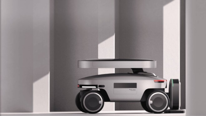 El mini robot Solar Mars Bot no requiere del control humano para obtener electricidad. El mini robot Solar Mars Bot no requiere del control humano para obtener electricidad.