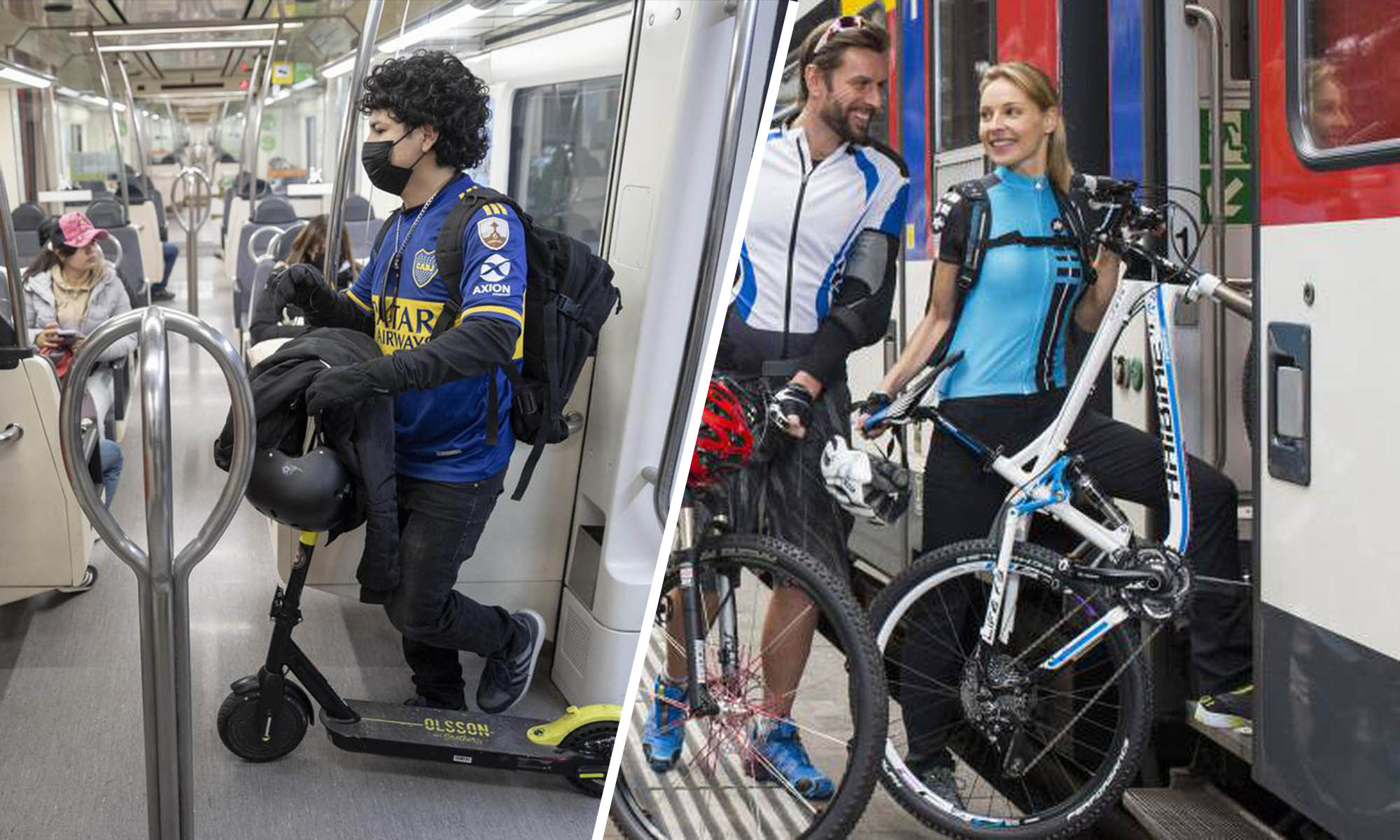 Patinetes no, bicicletas sí. Hay razones para que Renfe diferencie ambos vehículos de movilidad personal.