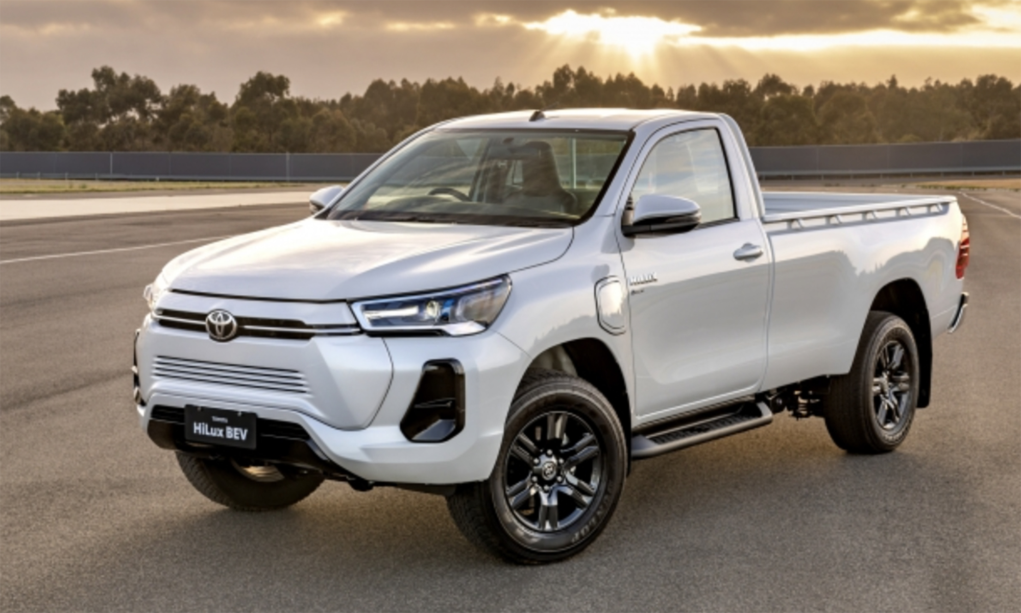 Toyota ya está desarrollando una Hilux eléctrica, aunque no llegará pronto.