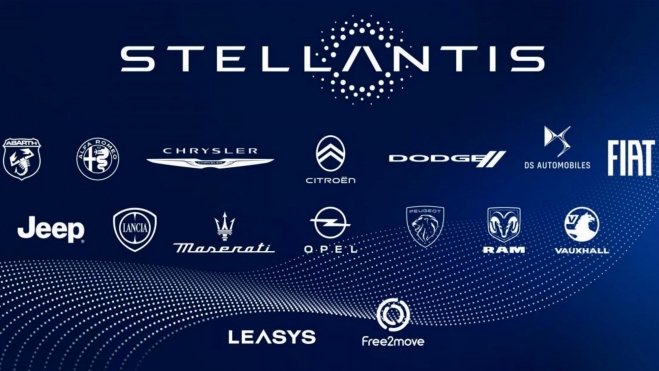 Conjunto de marcas de Stellantis.