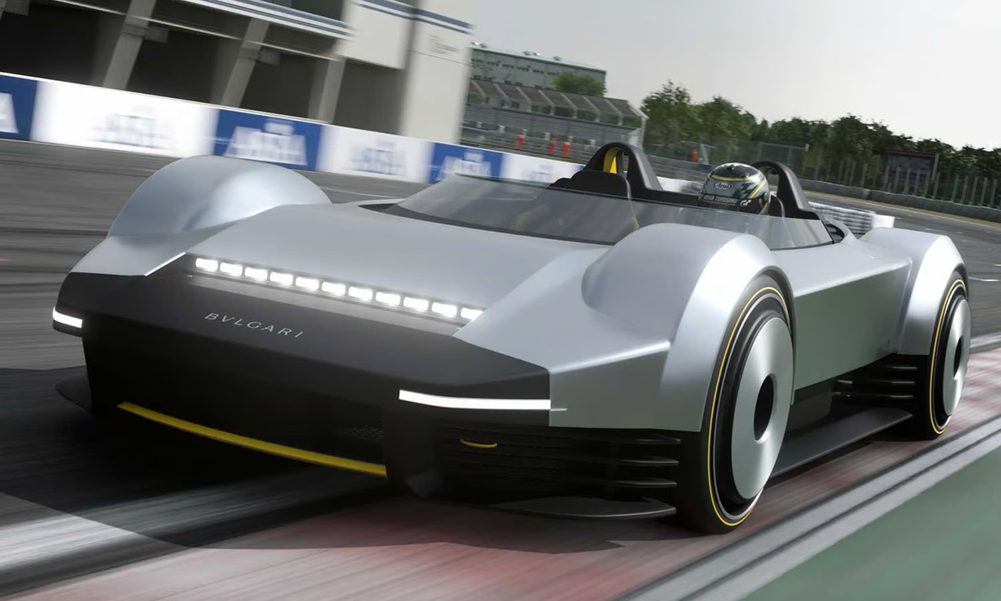 El BVLGARI Aluminium Vision Gran Turismo es uno de los coches inspirado en un reloj.