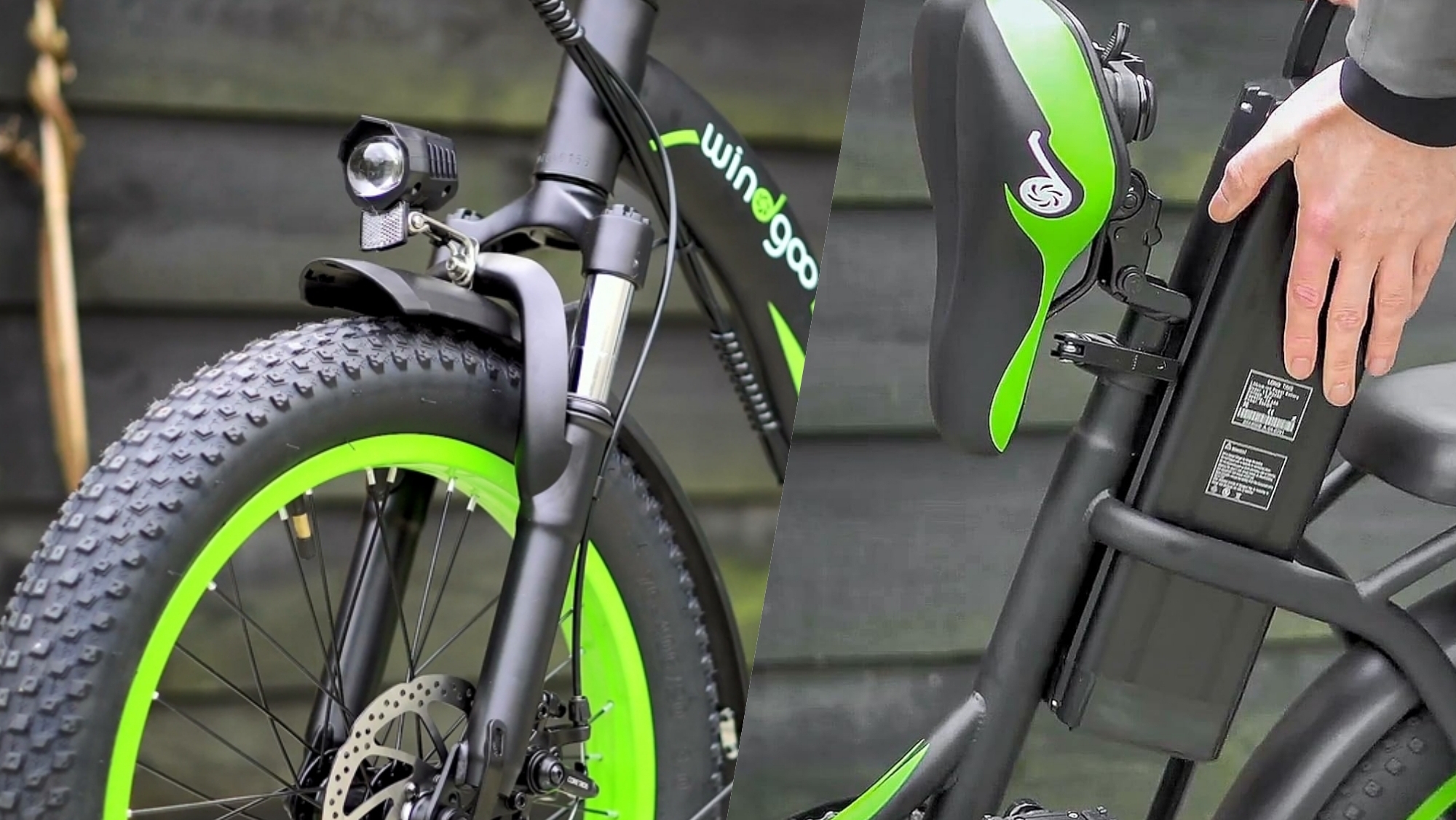 Windgoo bicicleta eléctrica sale plegable