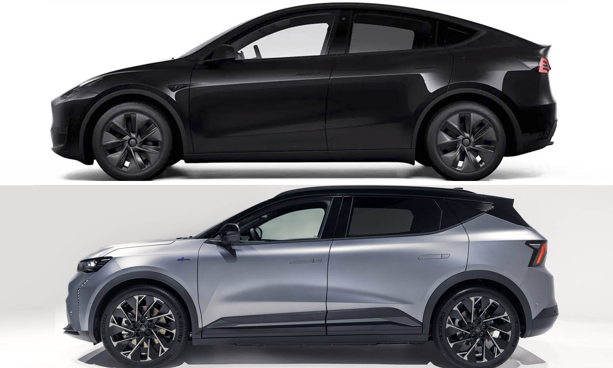 El Renault Scenic E-Tech y el Tesla Model Y son más similares de lo que ‘parece’.