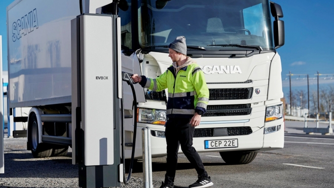 Camión eléctrico de Scania Group Camión eléctrico de Scania Group