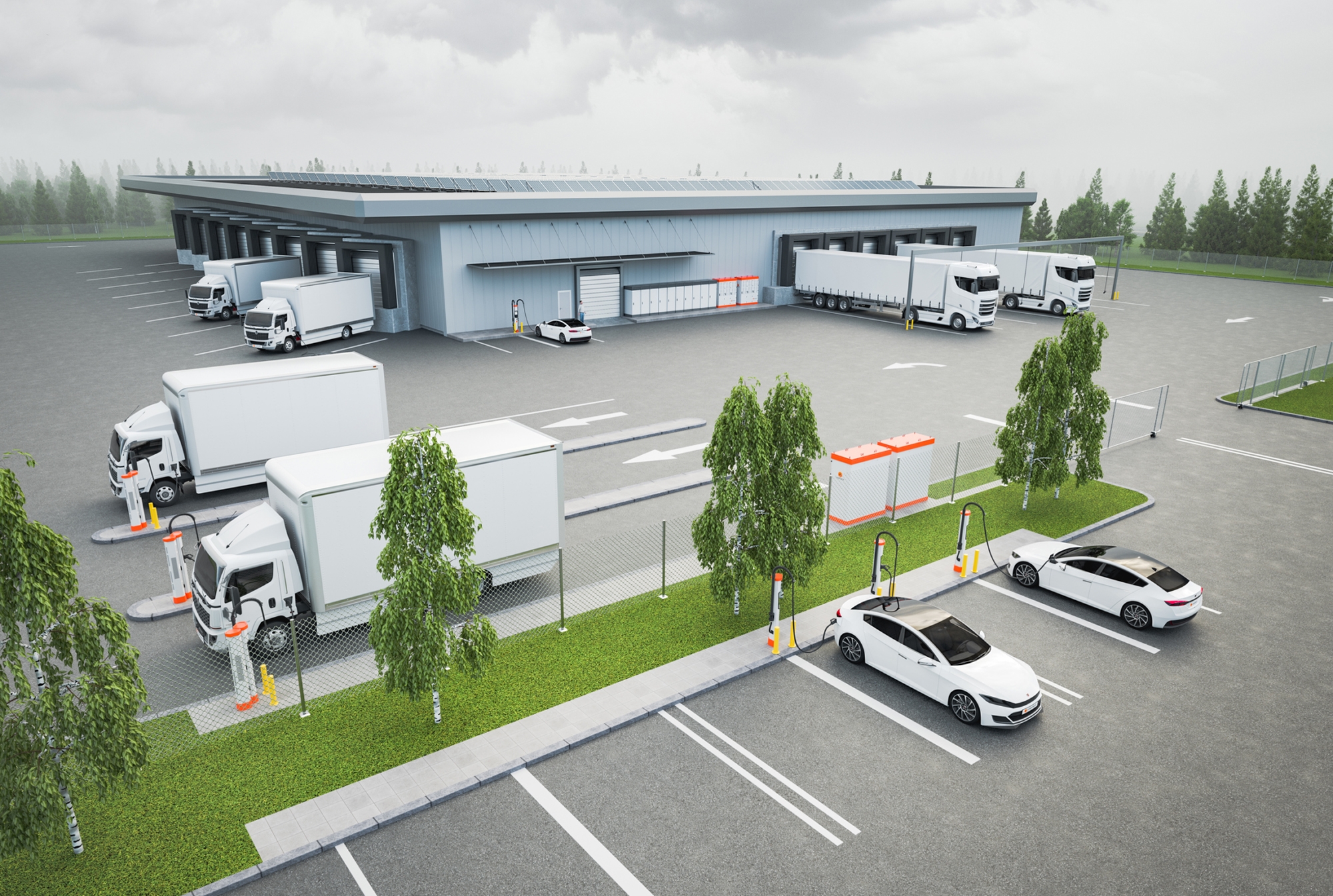 Sistema de carga de Kempower para camiones y demás vehículos eléctricos que utilicen una potencia superior a un megavatio