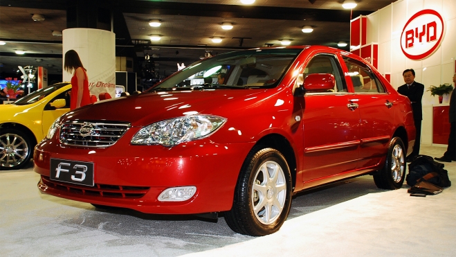 BYD F3 en el Salón del Automóvil de Ginebra 2008.