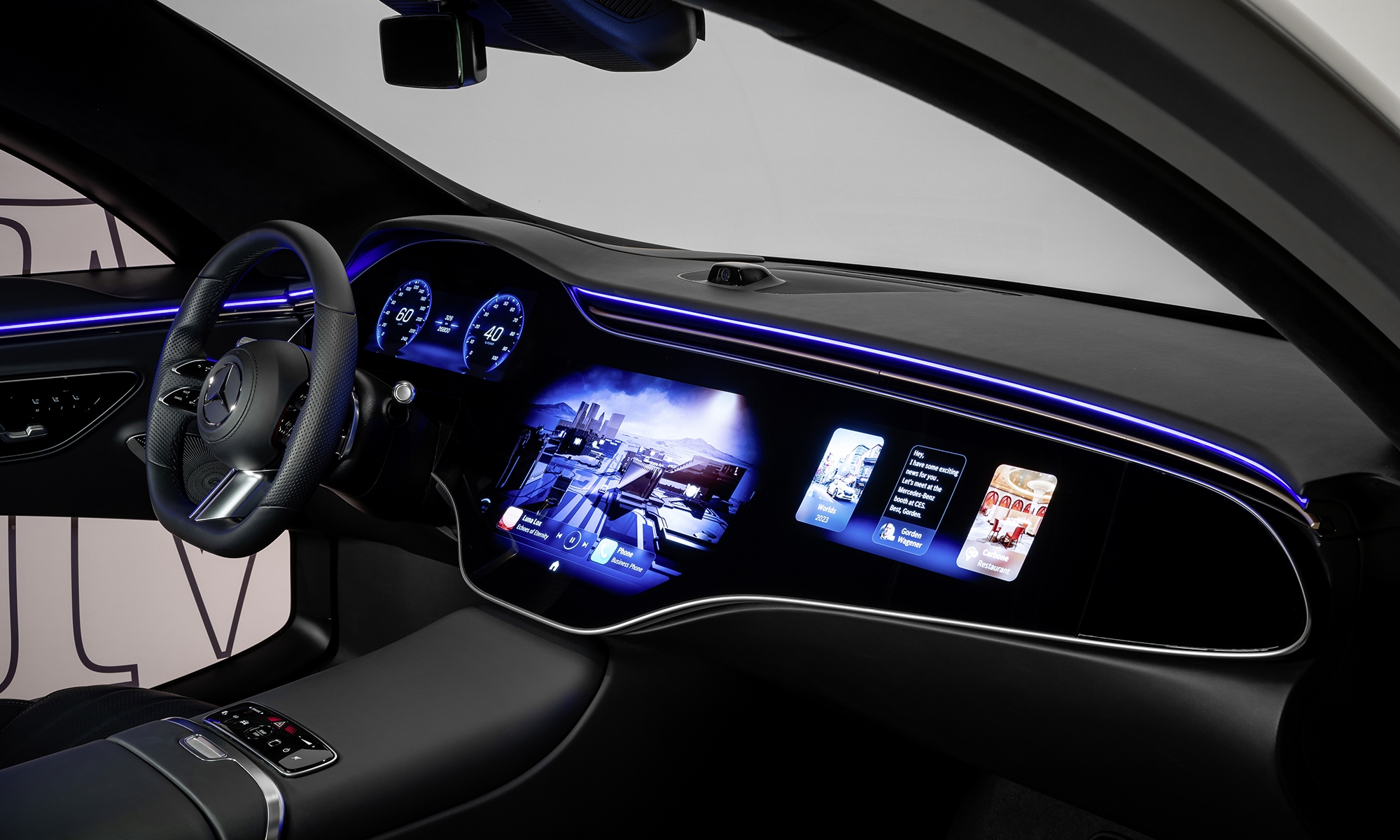 La conocida Mercedes Hyperscreen se expandirá hacia la mayoría de modelos.