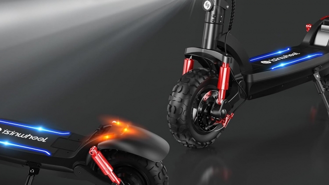 Isinwheel ofrece un patinete eléctrico con un potente motor de 800 W.