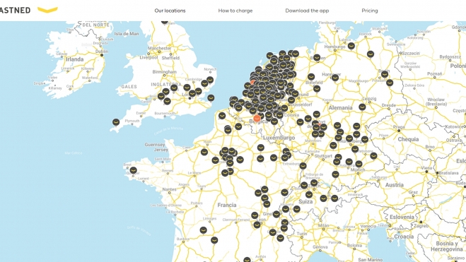 red de carga Fastned europa