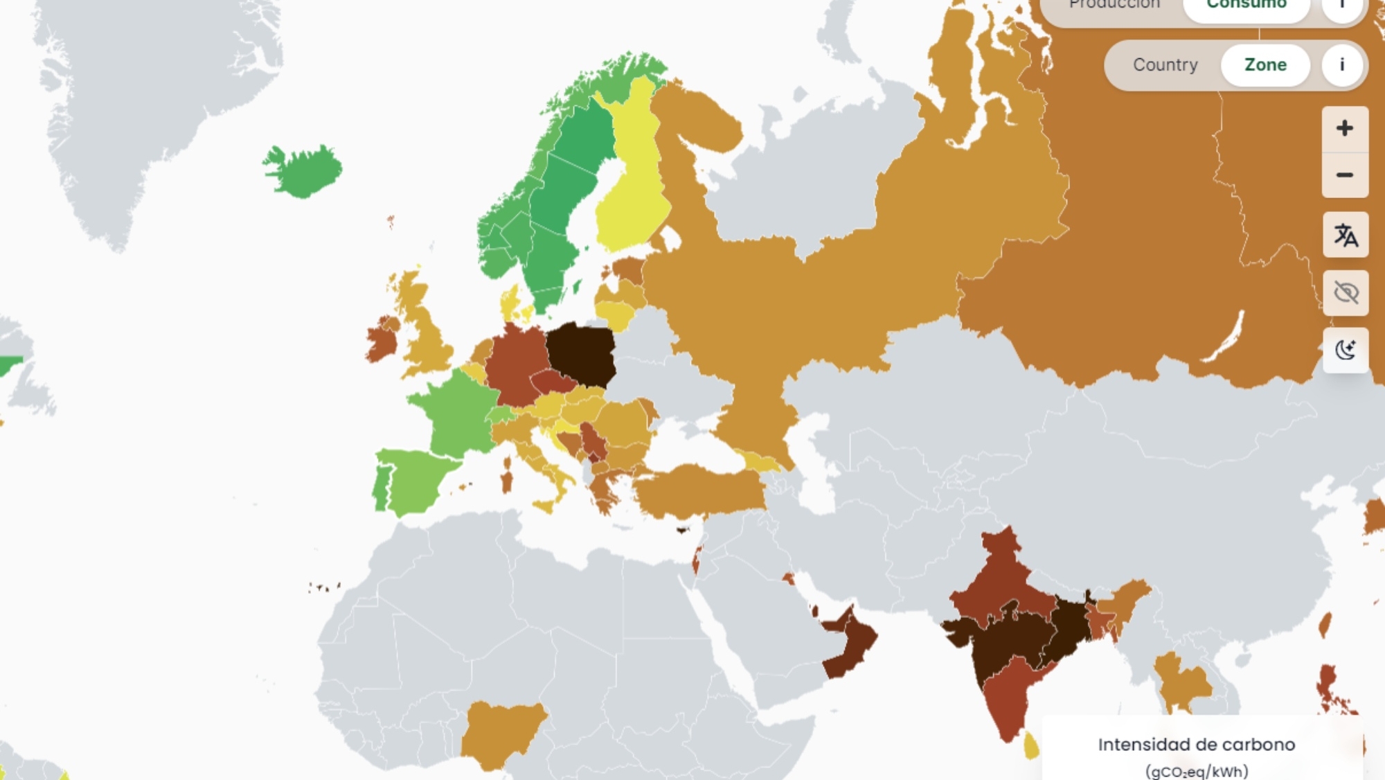 Conoce el sector energético de tu país con este mapa interactivo de ...