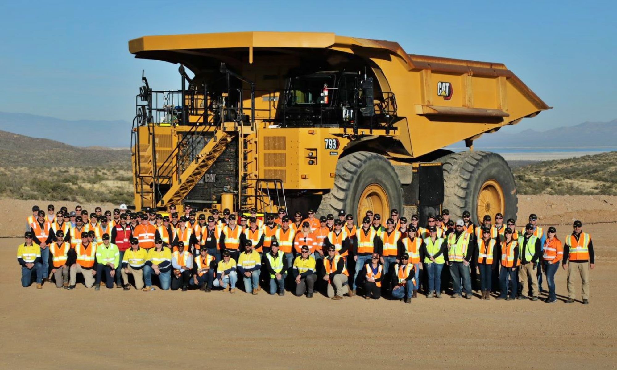 El primer prototipo totalmente eléctrico de Caterpillar se presentó en 2022.