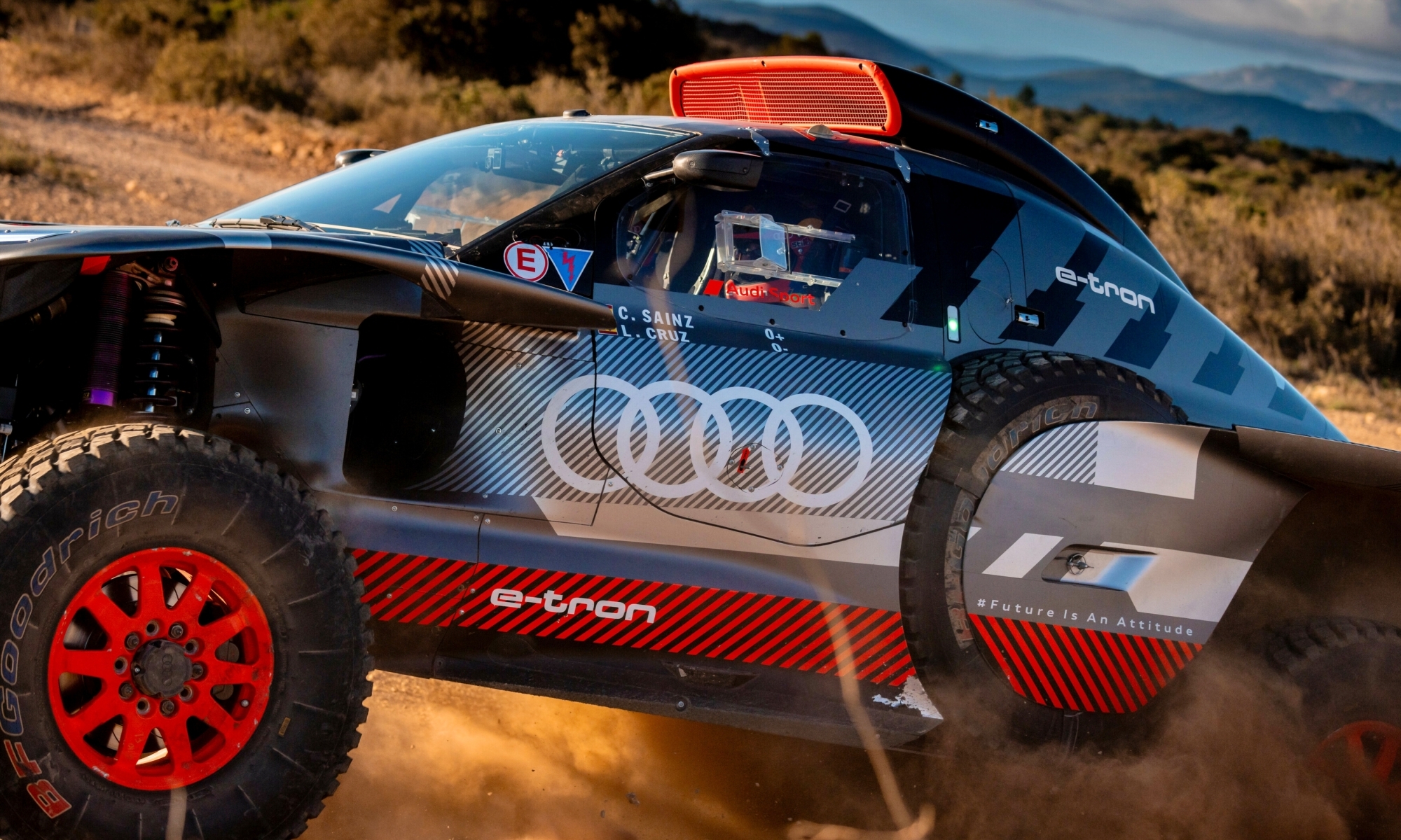 El Audi RS Q e-tron es uno de los coches más complejos del Dakar.