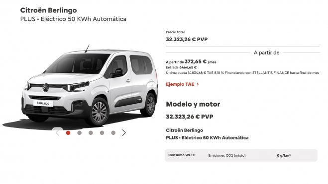 configurador citroen e berlingo