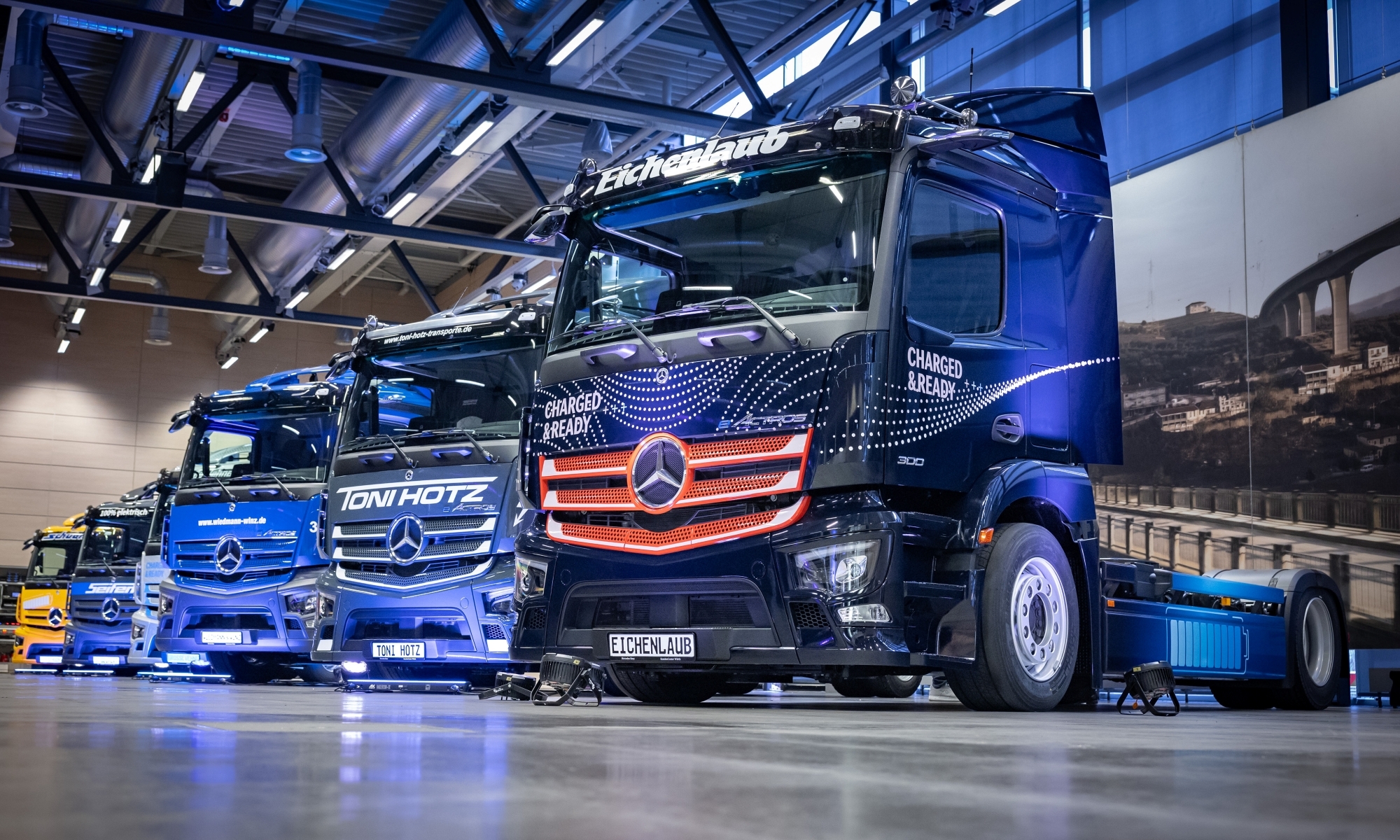 El Mercedes-Benz eActros 600 tiene alrededor de 500 km de autonomía real.