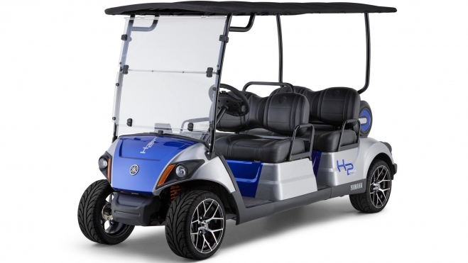 Así es el carrito de golf de hidrógeno Drive H2.