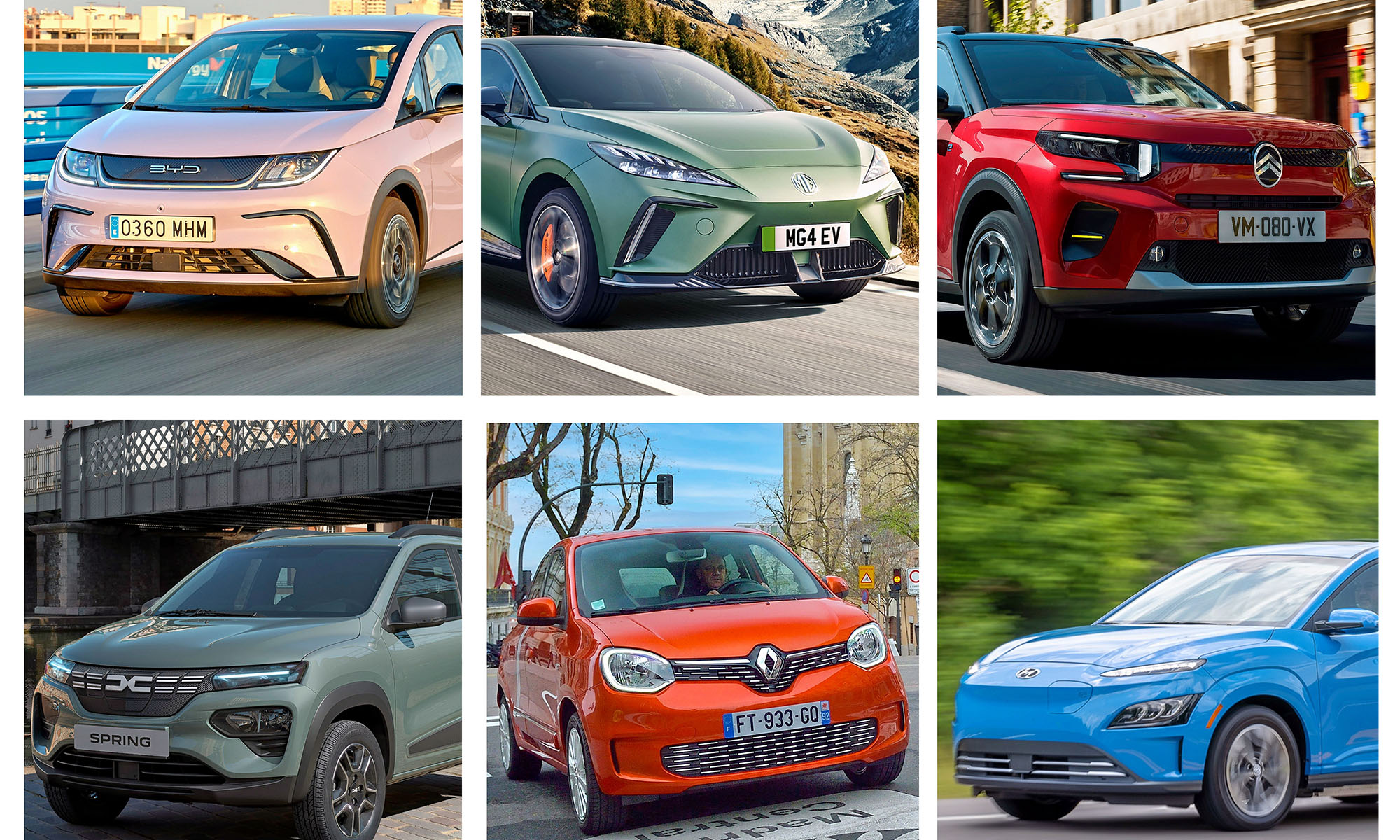 Estos son los 9 automóviles eléctricos más económicos.