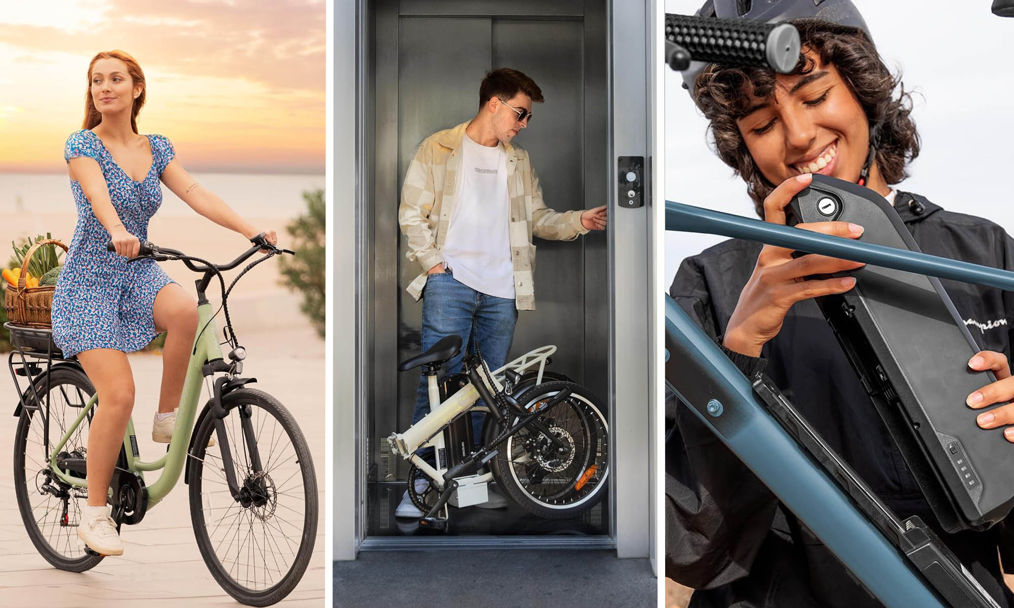 Cecotec ofrece tres bicicletas eléctricas muy diferentes con una alta relación calidad-precio.