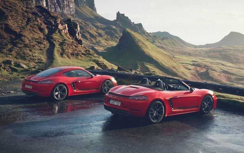  Los Porsche 718 Boxster y 718 Cayman serán eléctricos. 