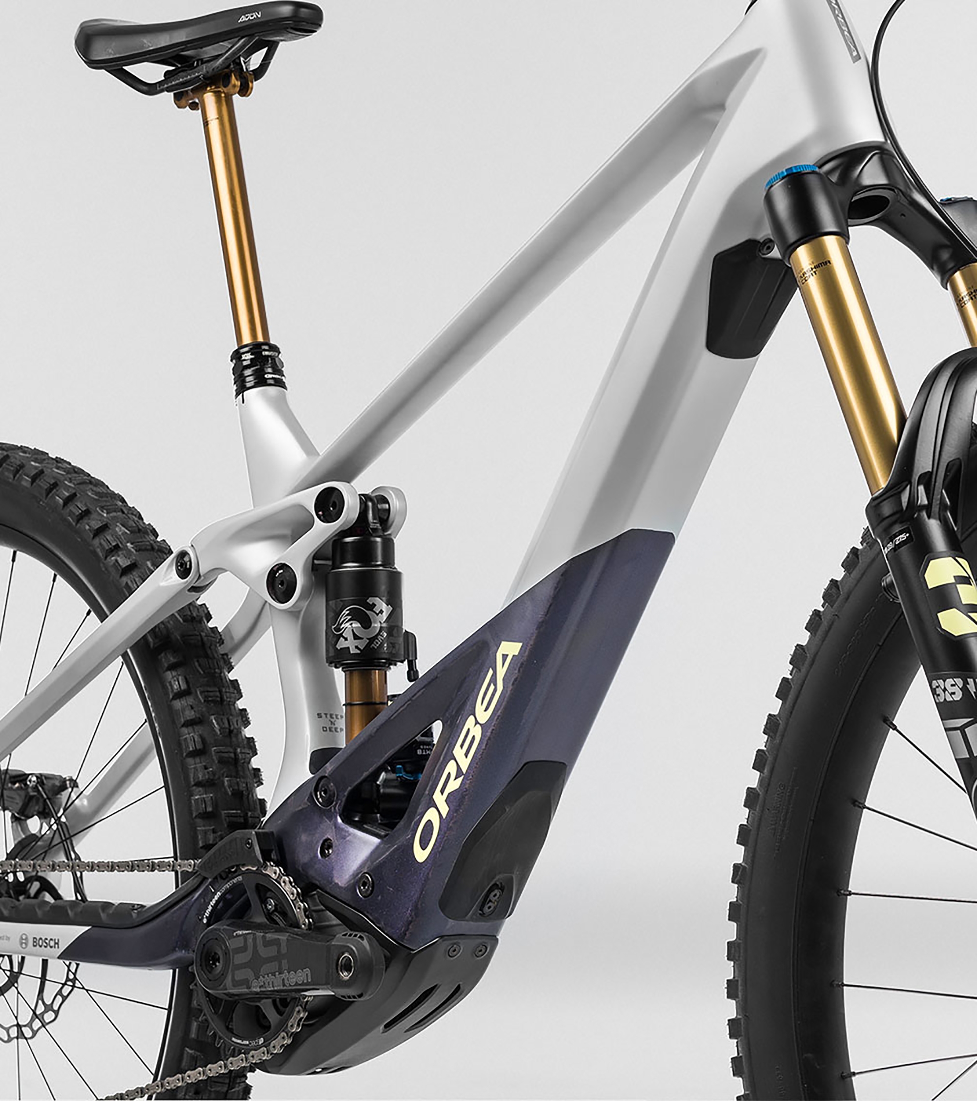 Sistema de monopivote articulado con el amortiguador vertical (Foto Orbea) Sistema de monopivote articulado con el amortiguador vertical (Foto Orbea)