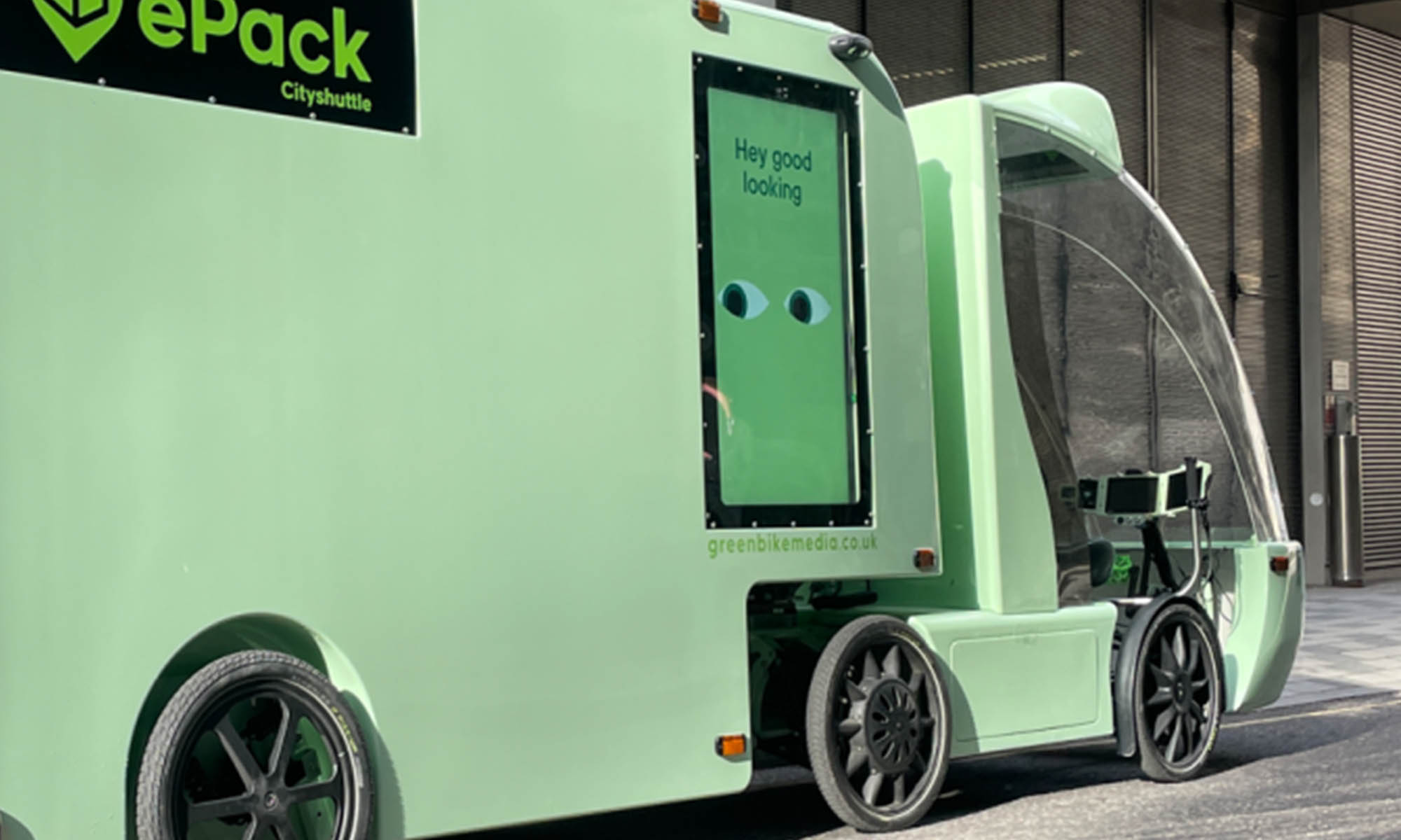 El diseño del ePack4 lo convierte en un vehículo de reparto con características únicas.