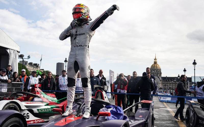  Robin Frijns gana el ePrix de París 2019 (Fuente: ABB Fórmula E). 