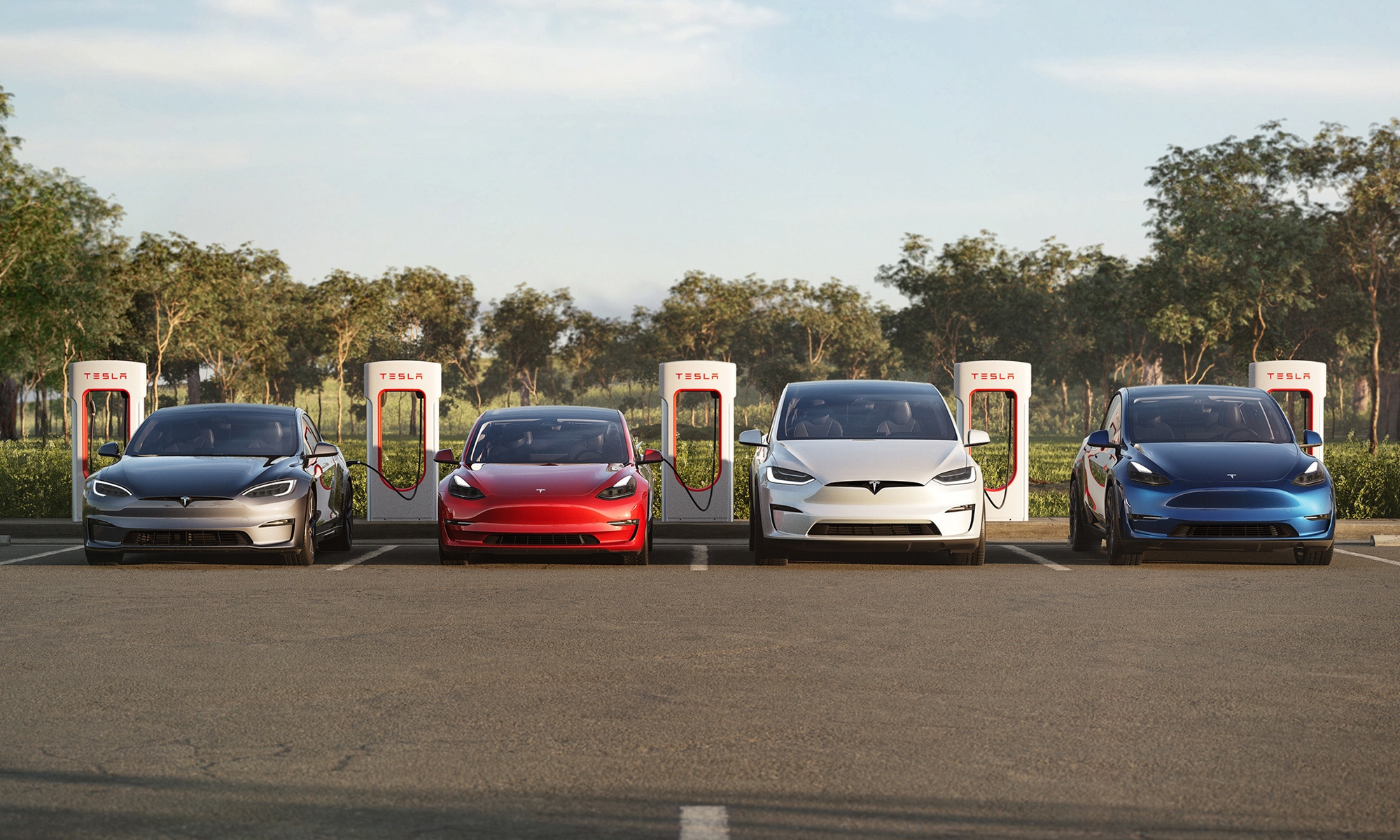Tesla sigue siendo la marca dominante, con un 31,6% de cuota en el mercado de eléctricos.