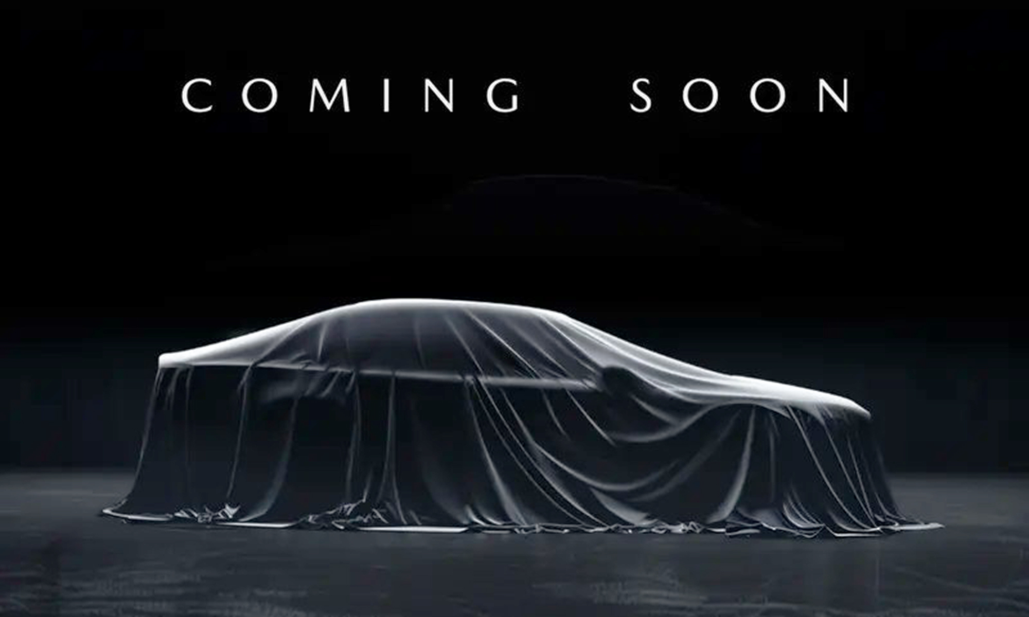 Este teaser muestra la silueta de una berlina.