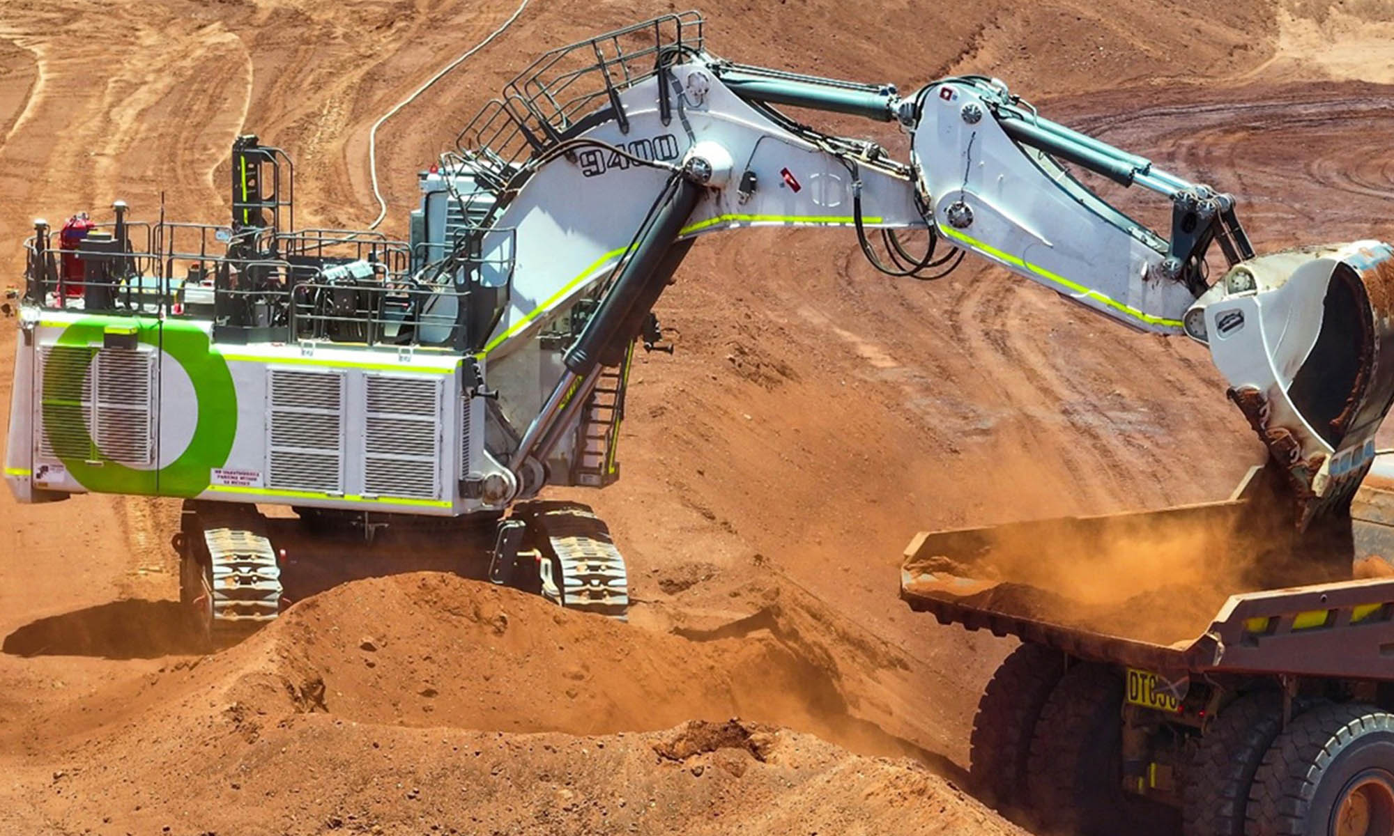 Excavadora eléctrica Liebherr de Fortescue.