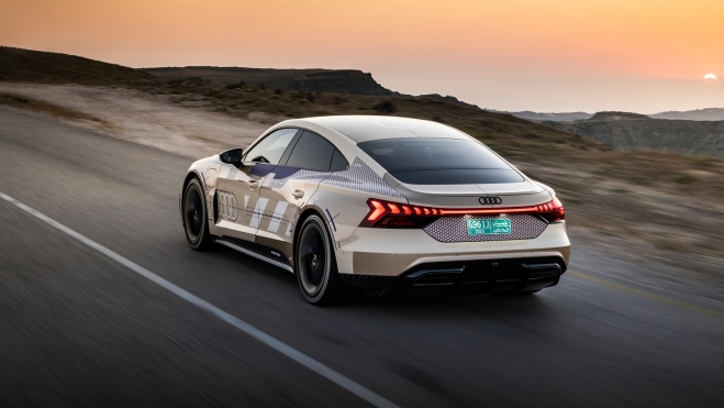 Audi e tron GT Prototype Trasera Audi e tron GT Prototype Trasera