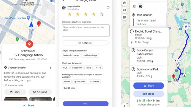 google maps estaciones recarga coches electricos 2