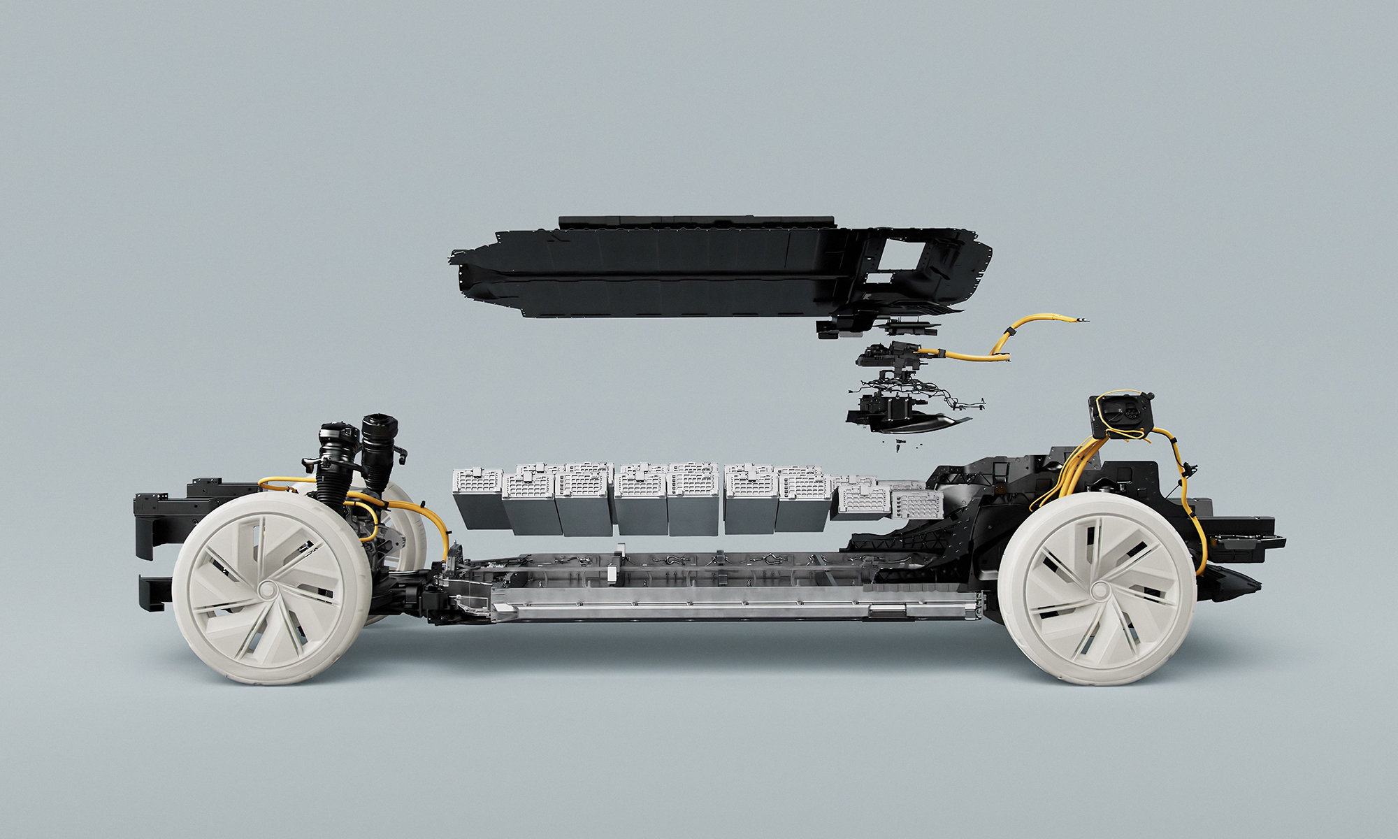 Volvo quiere que sus coches eléctricos tengan baterías con materiales clave reciclados.