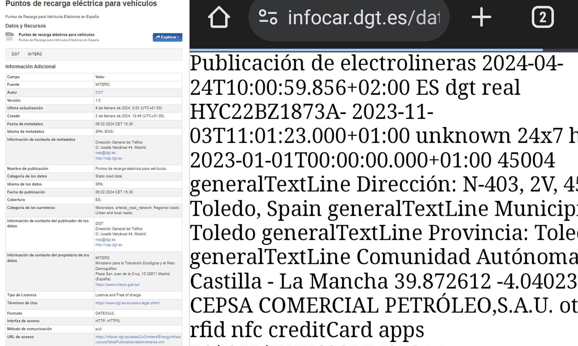 dgt puntos recarga navegador coches electrico 3