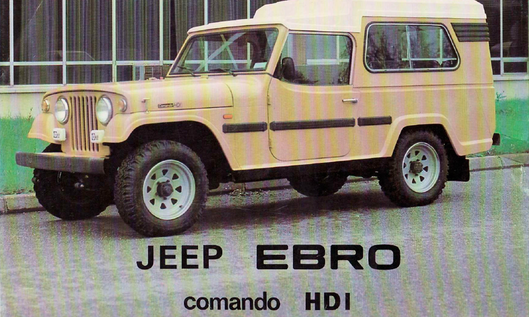 Los todoterrenos de Jeep se vendieron en sus últimos años bajo la marca Jeep-Ebro.
