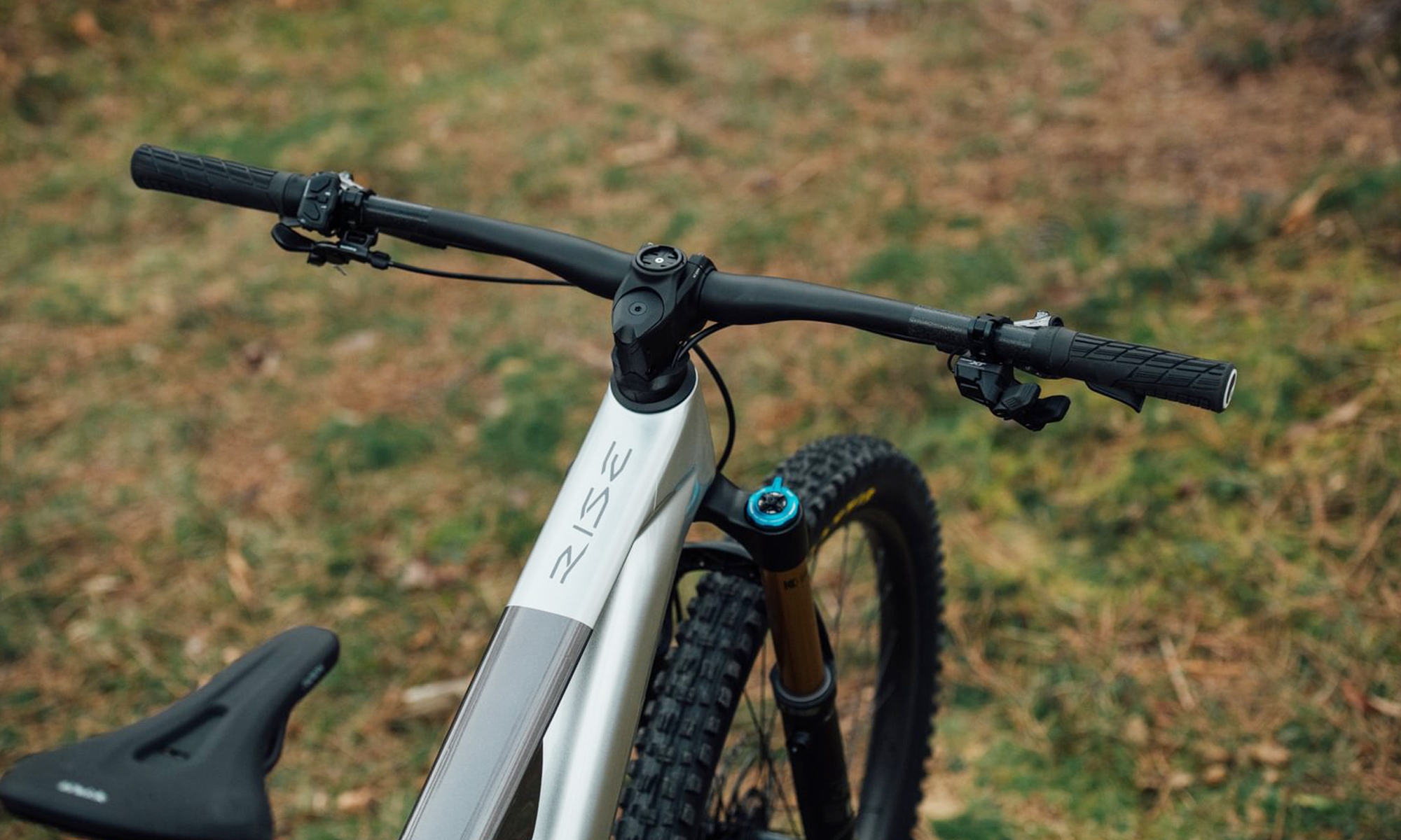 Detalle del manillar de la Orbea Rise Detalle del manillar de la Orbea Rise
