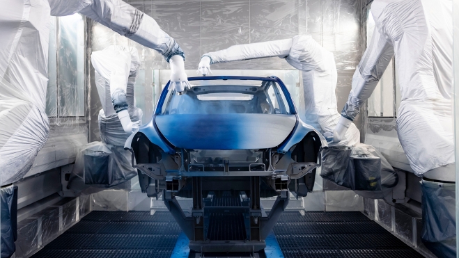 Tesla ha hecho popular la metodología de fabricación gigacasting. Tesla ha hecho popular la metodología de fabricación gigacasting.