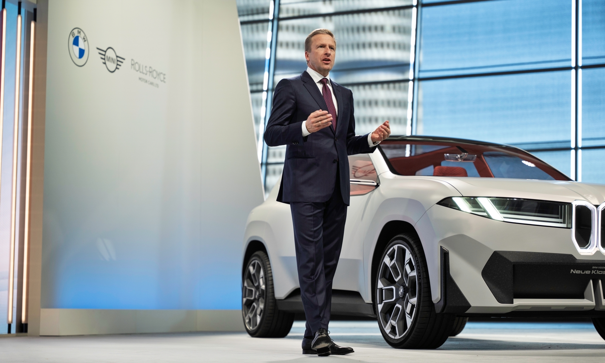 Oliver Zipse, CEO de BMW, durante la última presentación de resultados de la compañía.
