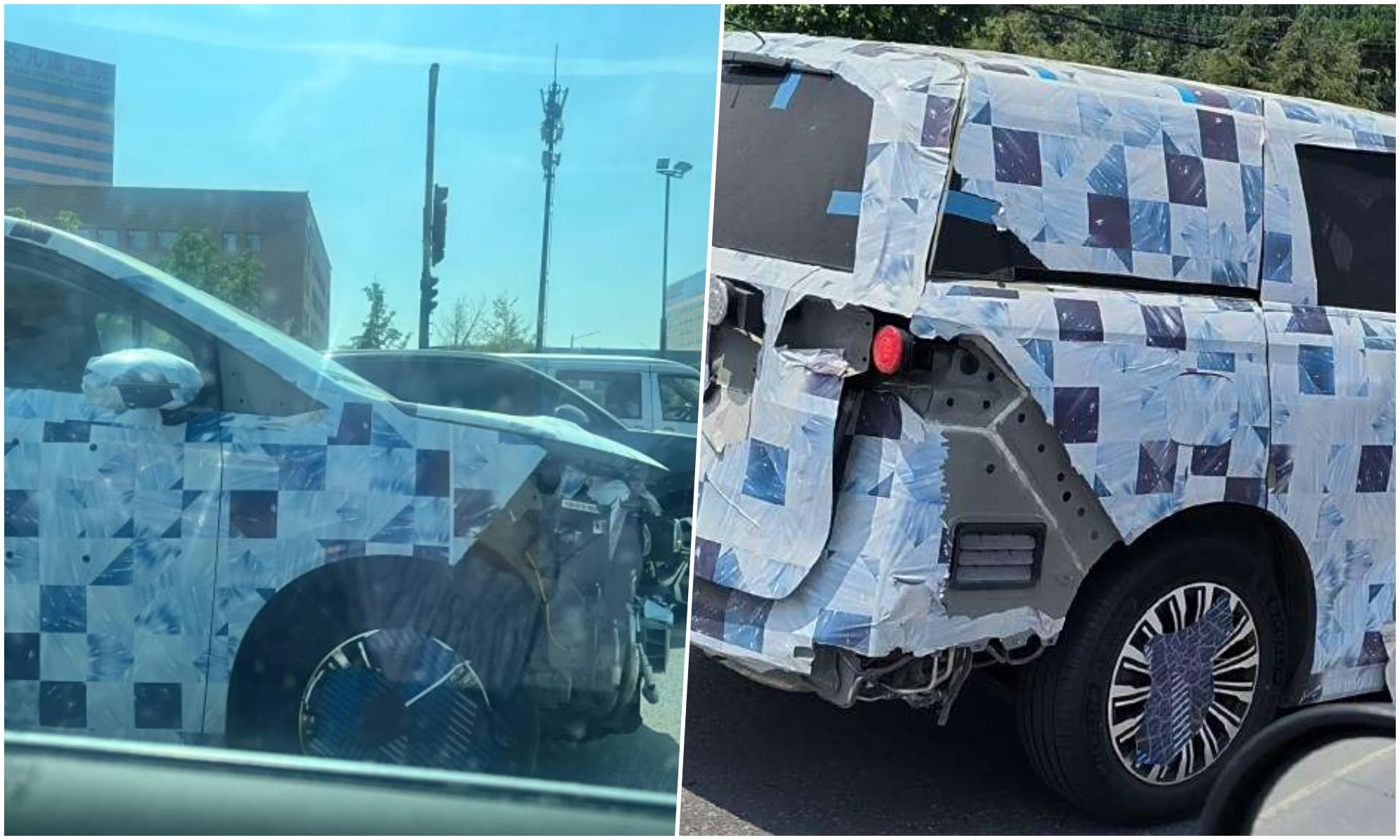 La primera mula de pruebas del monovolumen de BYD ya ha sido interceptada en China.