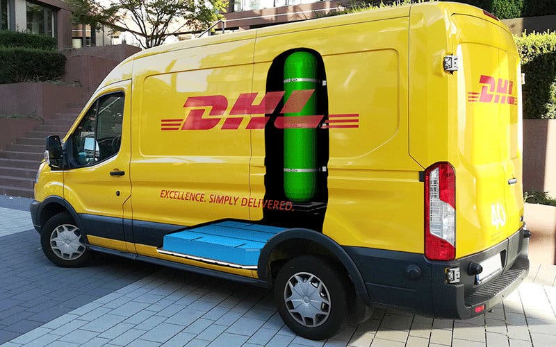  DHL y StreetScooter fabricarán una furgoneta eléctrica de hidrógeno con 500 km de autonomía. 