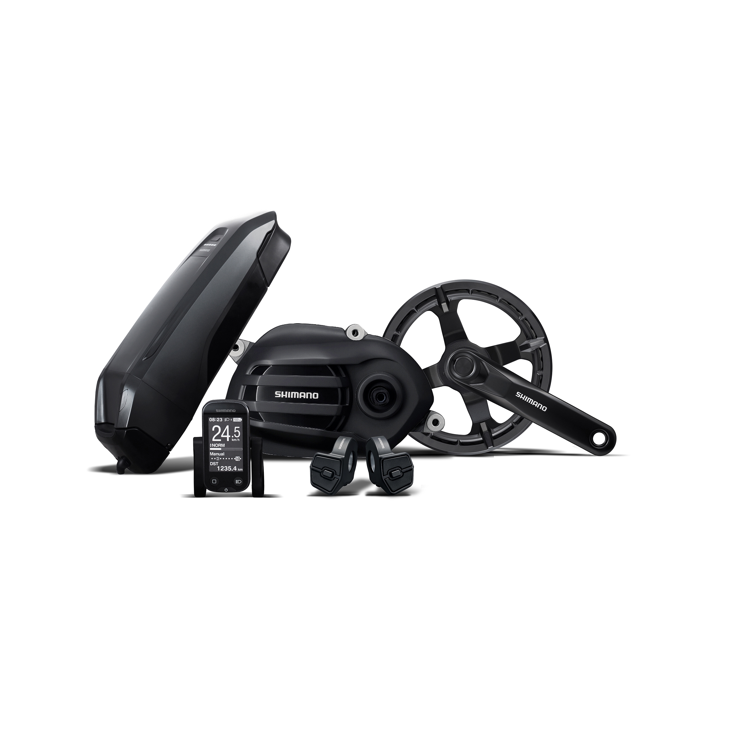 El Shimano E5100 posee un enfoque más 'urbanita' El Shimano E5100 posee un enfoque más 'urbanita'