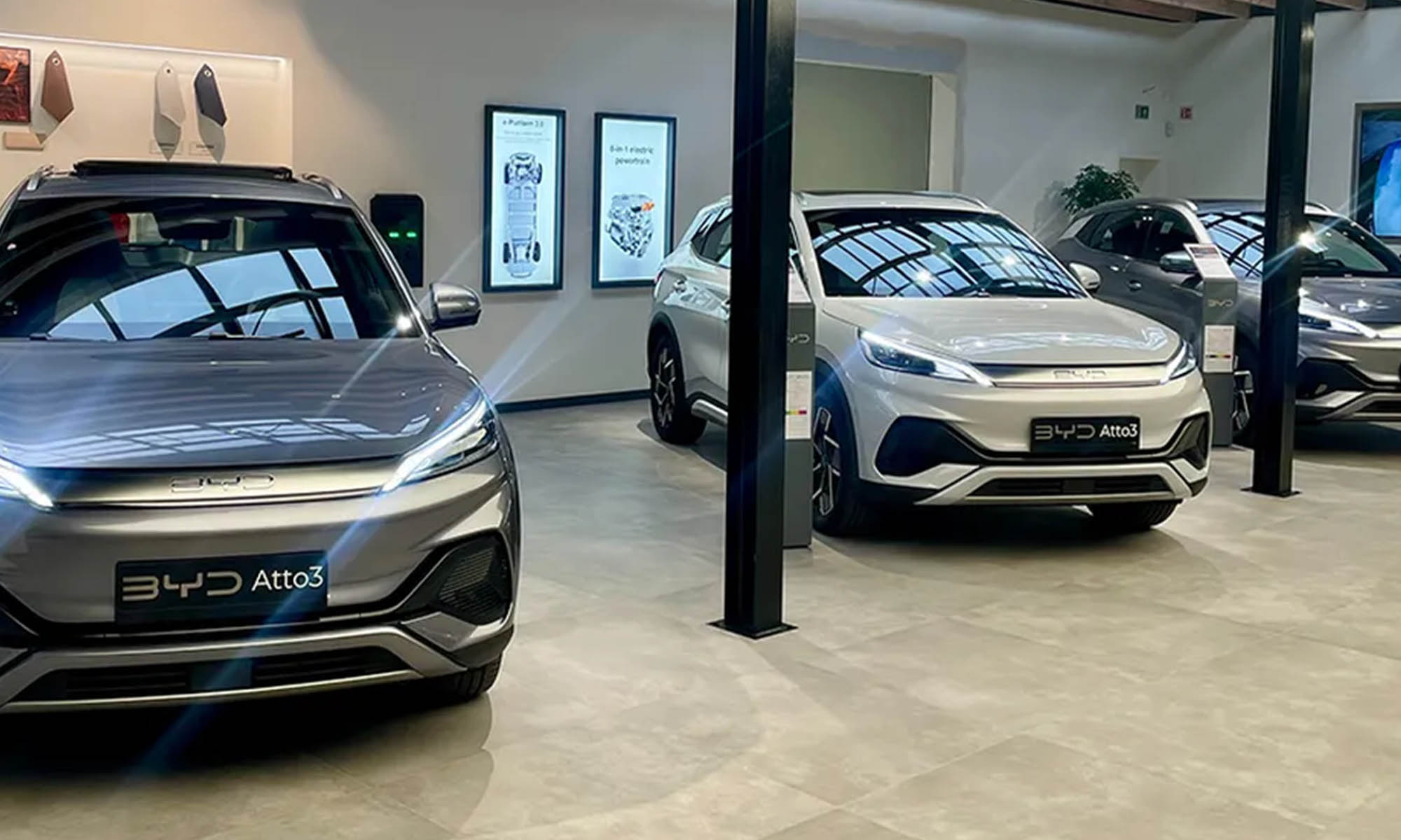 BYD continúa abriendo nuevos concesionarios en España.